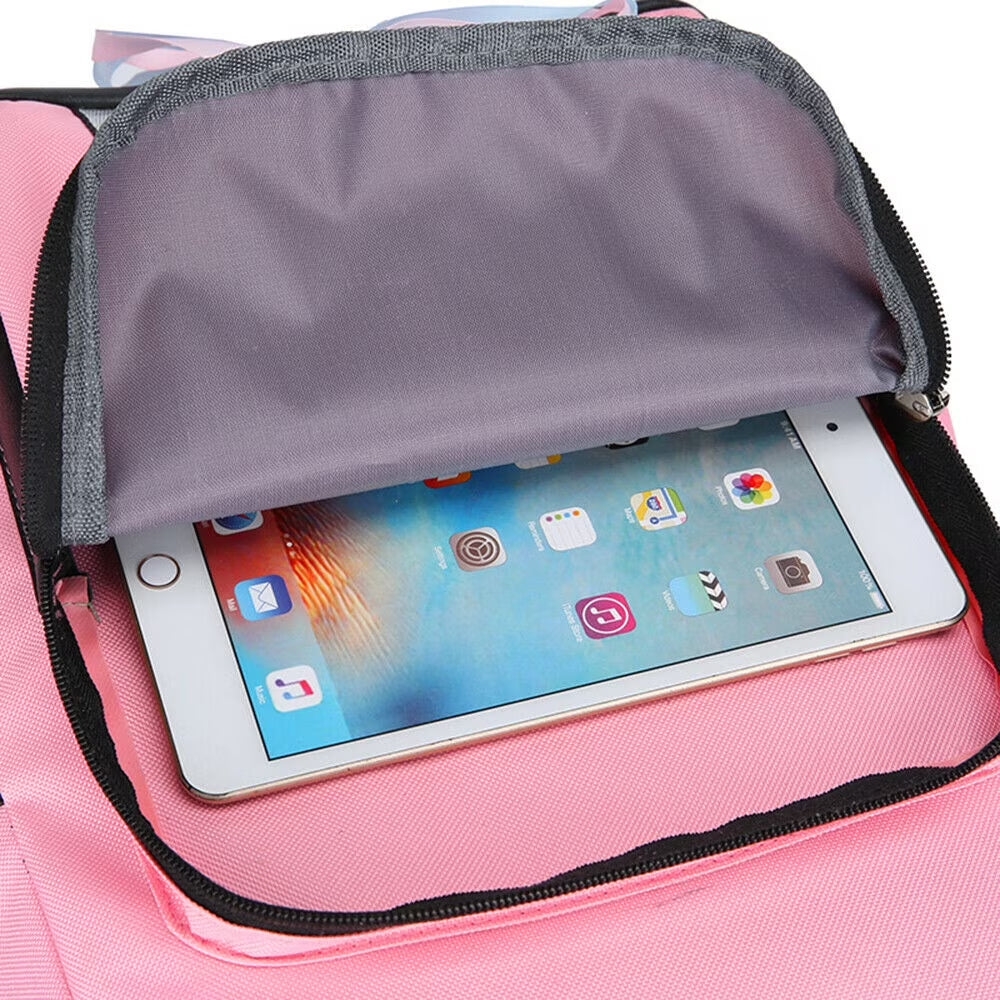 Women Girls School Bag Waterproof Teenage Backpack with anti Theft Lock USB Port College Bookbags Student Laptop