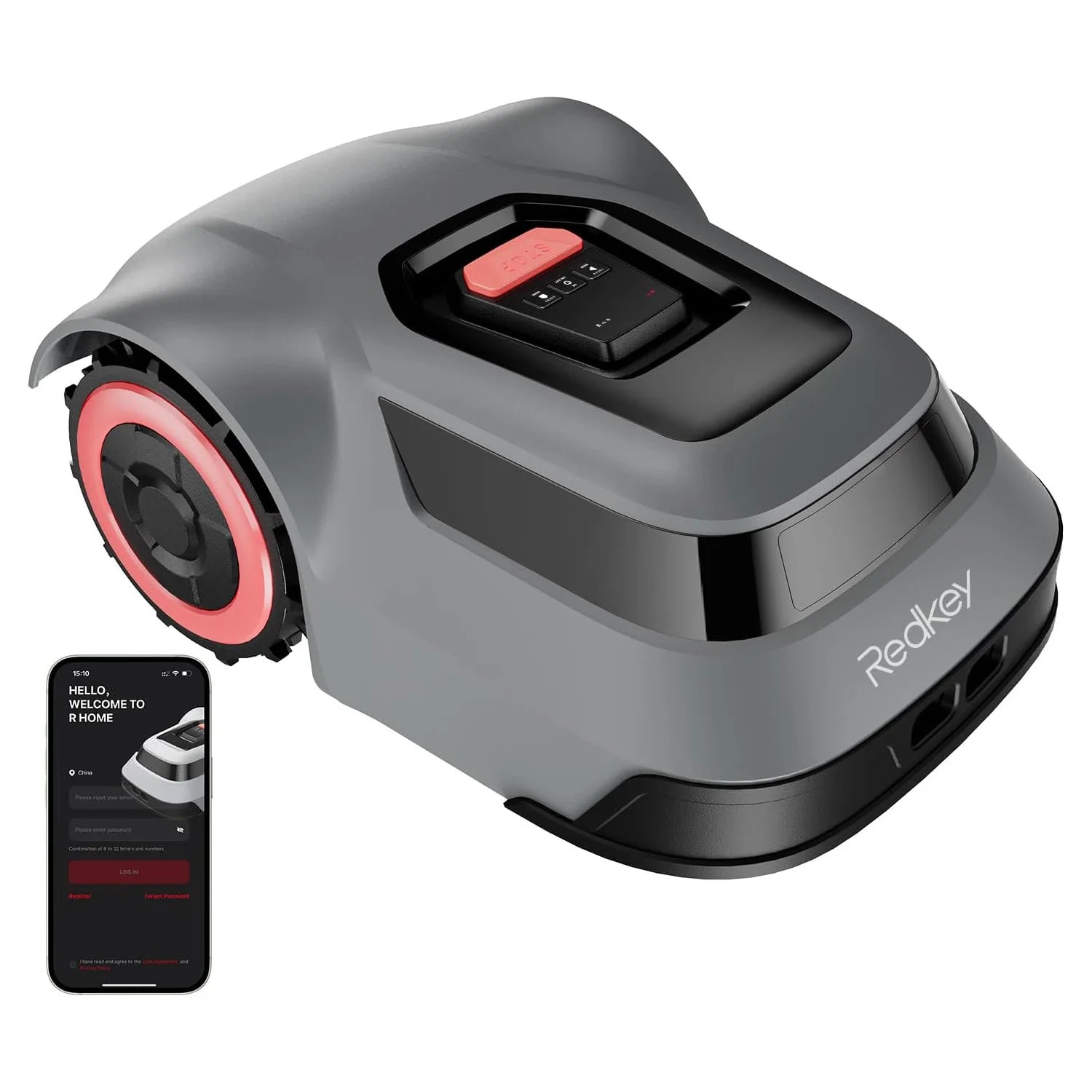 C-TOF Robotic Lawn Mower  MGC800 MGC1000 Lawn Mower Robot Cable Break Detection Climbing 45% App Control Automatic Cutting