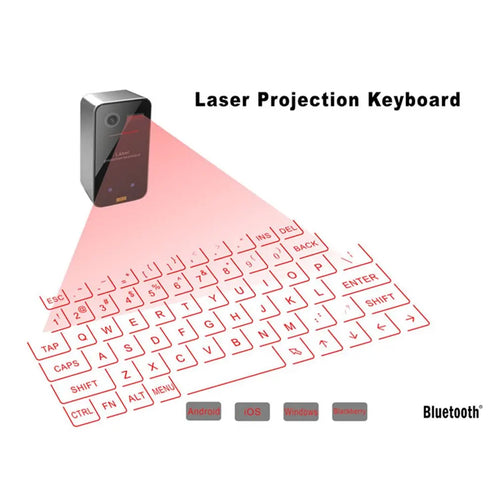 Portable Bluetooth Laser Keyboard Wireless Virtual Projection Keyboard for Android Smart Phone Tablet PC Notebook Dropshipping