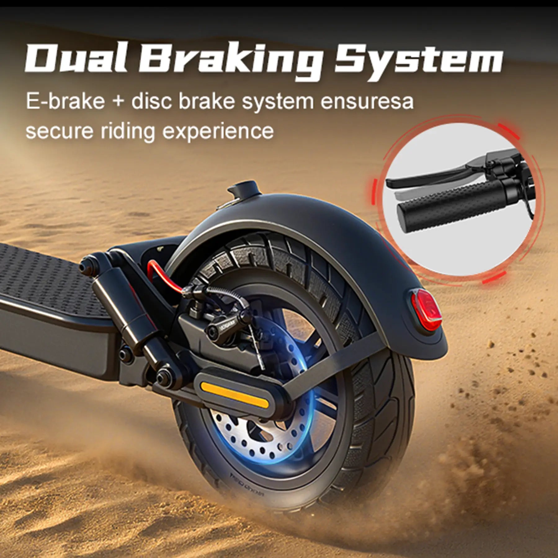 Mankeel 24Mph Dual Suspension E-Scooter - 500Max Power, 10"Tire, 24 Miles Long Range, Dual Brakes, Easy Folding Commute E-Scooter